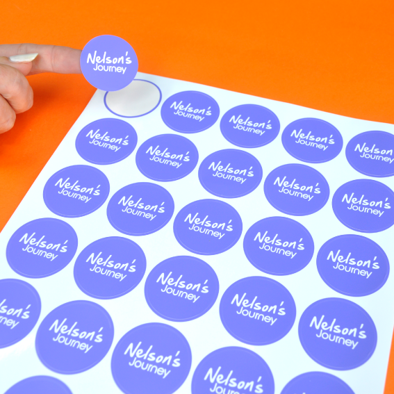 Charity Lapel Stickers printed for fundraising