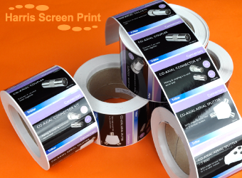 Can you print rectangle stickers on rolls with mixed designs?