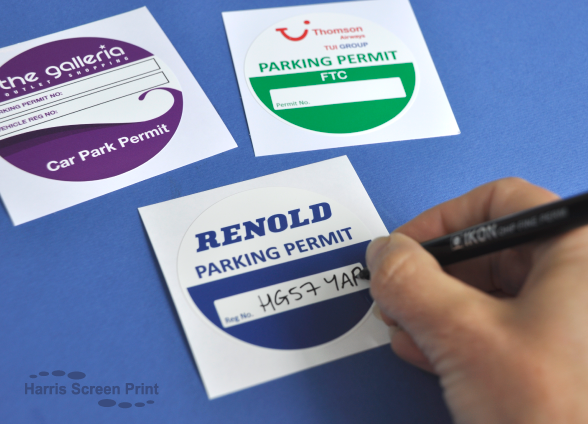 Car Parking Permit Stickers I Car Windscreen Stickers I Parking