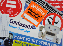 Printed Car Windscreen Stickers