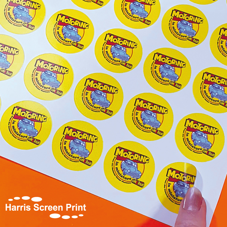 Sticker Sheets Printed by Harris Screen Print Ltd UK