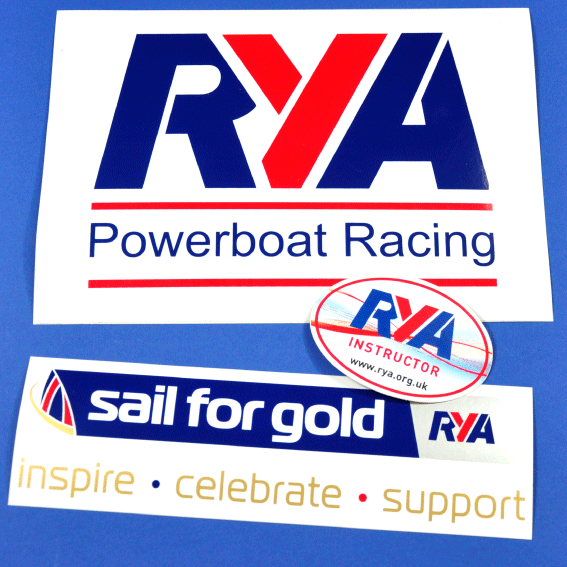 waterproof stickers RYA