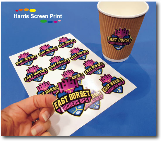 Sticker Sheets Printed by Harris Screen Print Ltd UK