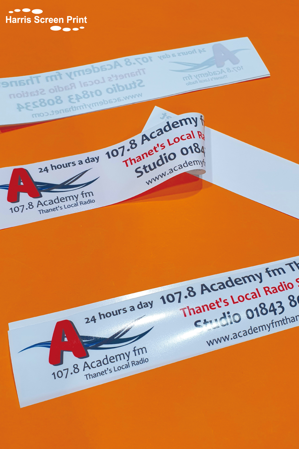Academy FM Car Window Stickers