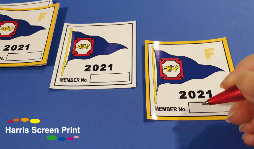 Personalised Annual car parking permits printed for Marina