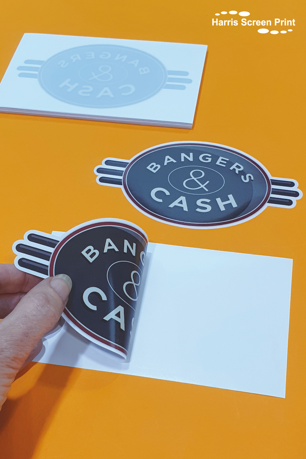 Bangers & Cash Car Stickers special shape