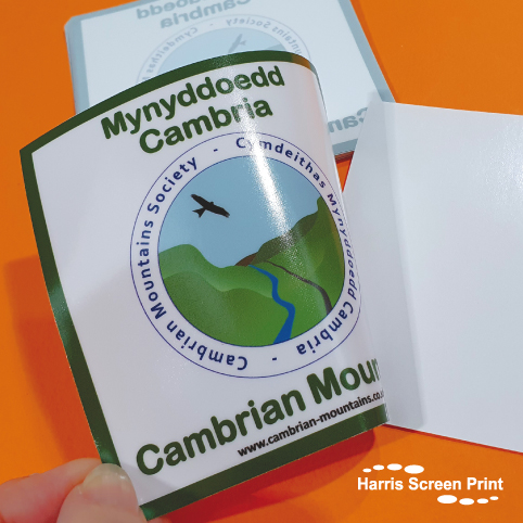 Cambrian Mountains Society car stickers printed