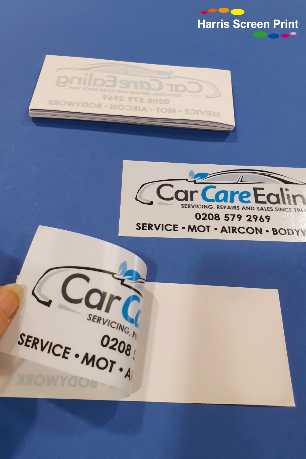 Internal Stick Car Stickers printed