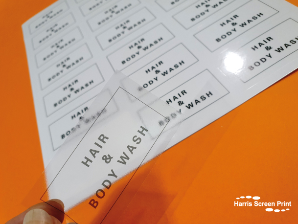 Clear Waterproof Sticker Sheets custom printed