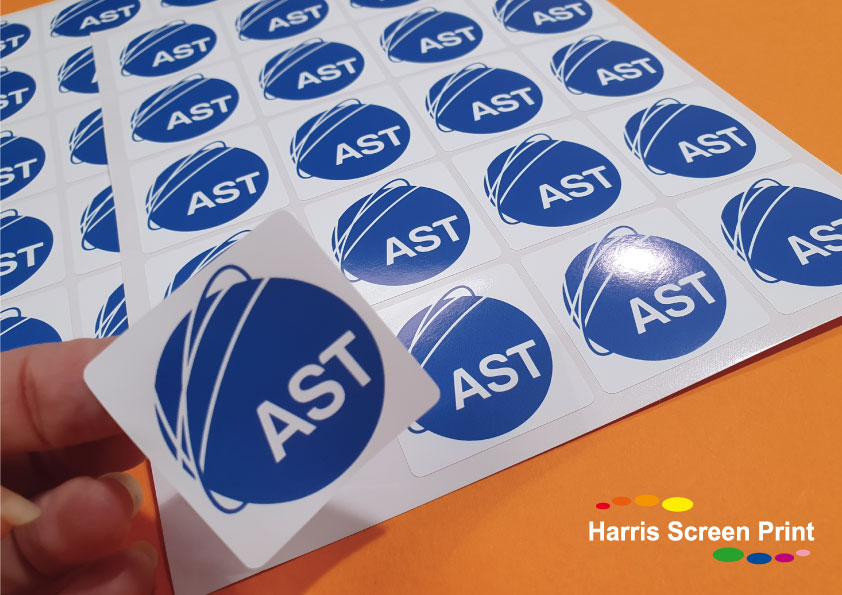 Custom Printed Sticker Sheets for AST