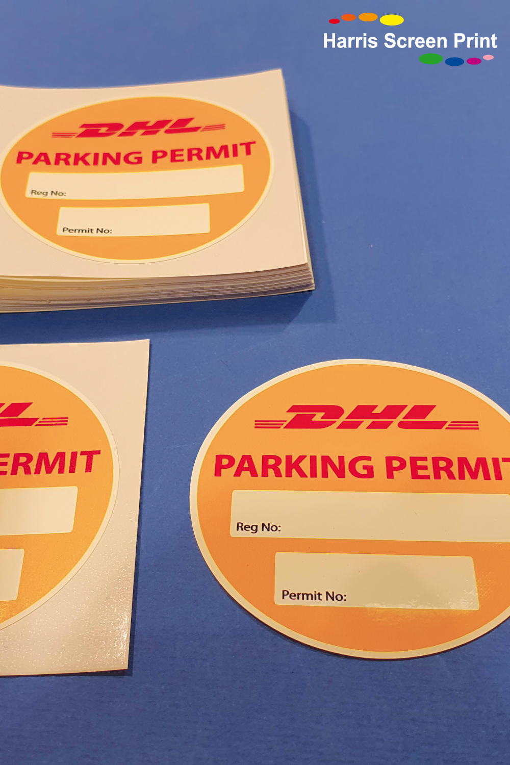 Cling Parking Permits for DHL