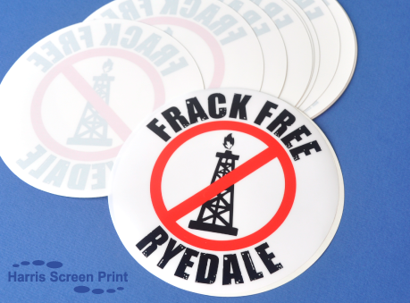 Frak Off Sticker Latest News from Harris Screen Print