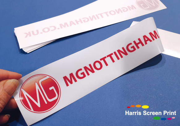 MG Nottingham rear window stickers