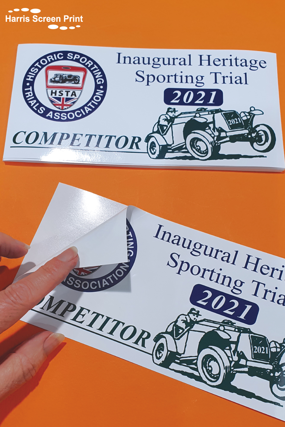 HSTA 2021 Car Bumper Stickers Printed