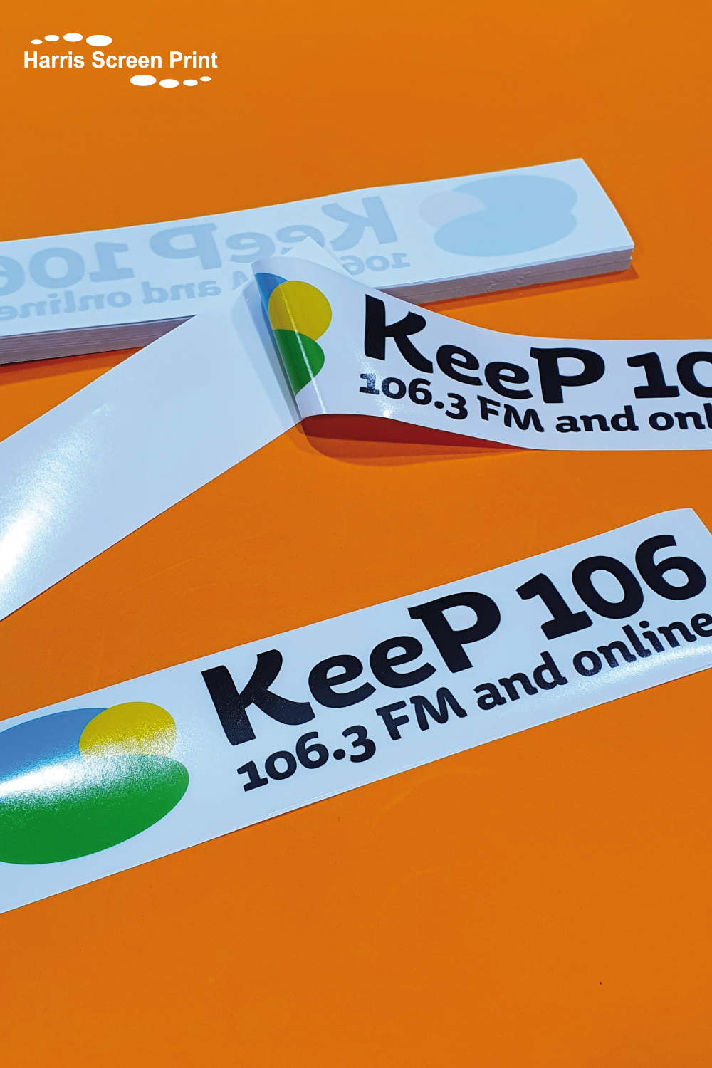 Radio Station Car Window Stickers printed for Keep 106.3