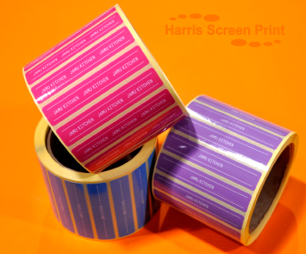 Printed Labels on rolls