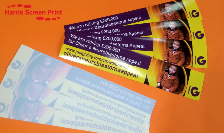 Oliver's Appeal Charity Customised Car Stickers Printed