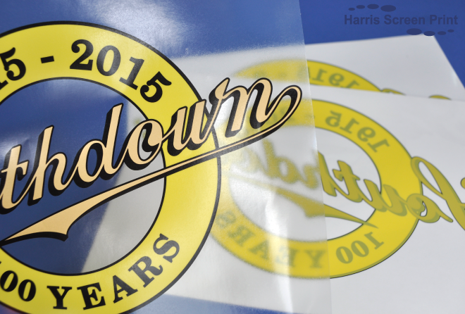 A4 Shop Window Stickers Screen Printed
