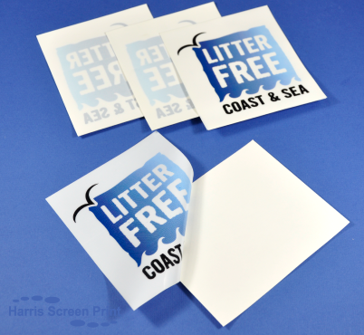 Litter Free Coast and Sea Window Stickers