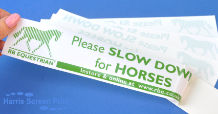 Slow down for Horses window stickers for car rear windows