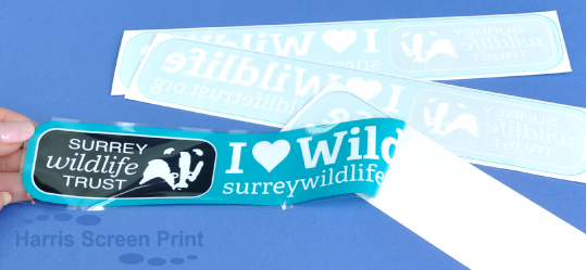 Surrey Wildlife Trust buys car window stickers direct from the manufacturer