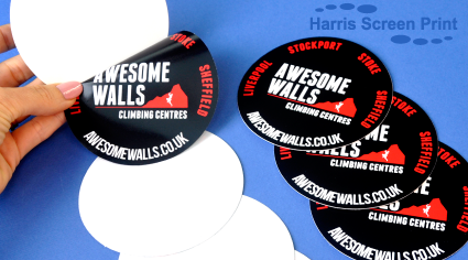 Car Window Stickers and Car Bumper Stickers printed for Climbing Centre