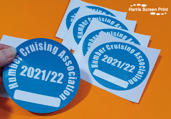 Customised Marina parking self cling parking permits